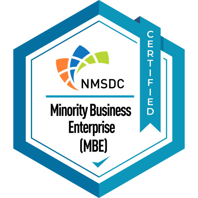 NMSDC Certified, Minority Business Enterprise (MBE)
